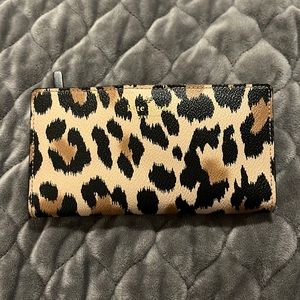 Leopard print Kate spade wallet